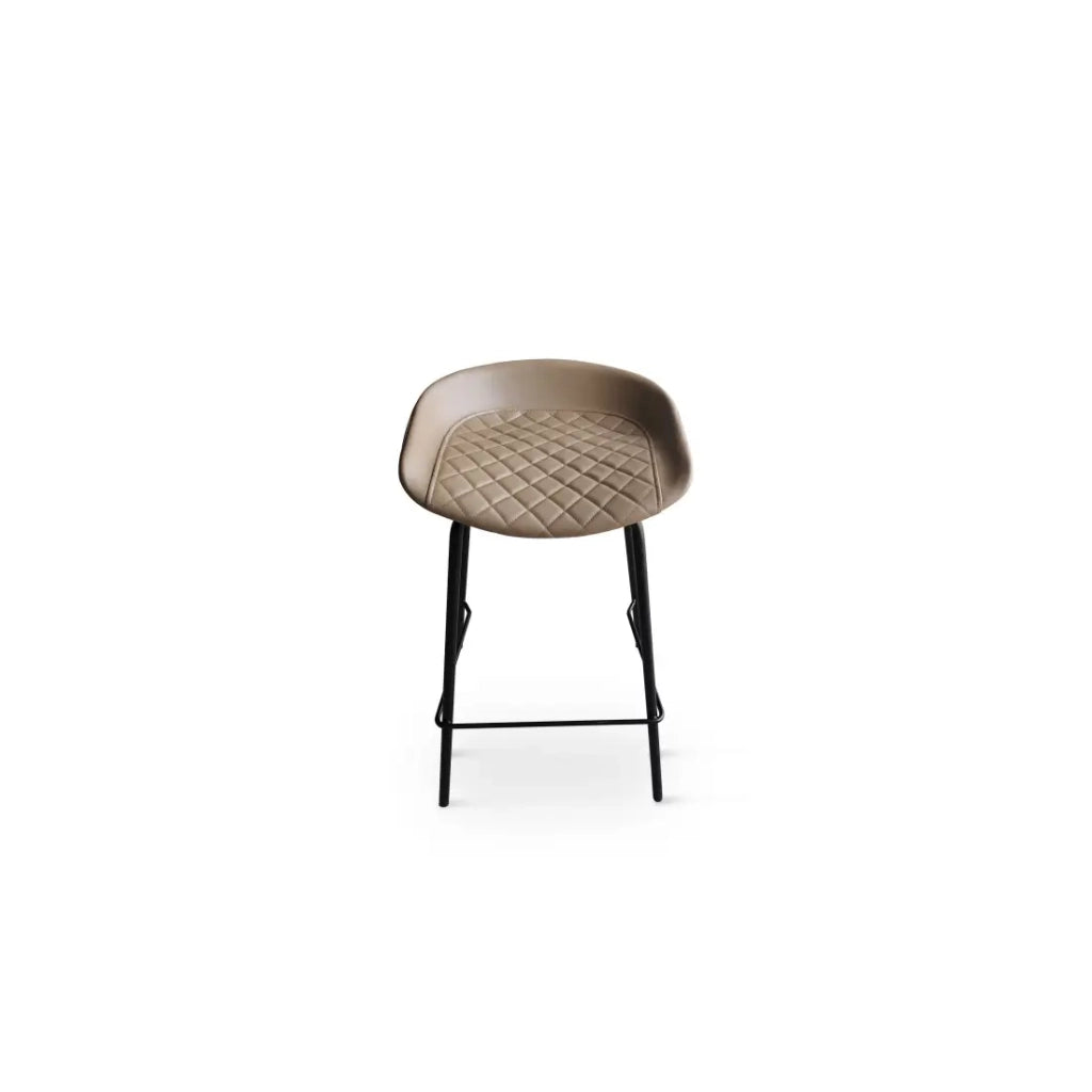 Sgabello da bar 'NURBY' Marrone, dimensioni: H74 x L43 x P43 cm