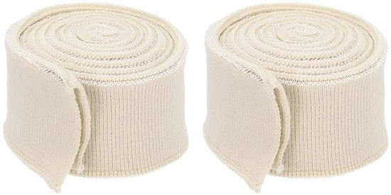 Manopole elastiche 3,5 cm x 80 m - Manopole di cotone a rilievo - Per cucire - Per uso do-it-yourself - Alta elasticità - Tenuta del calore
