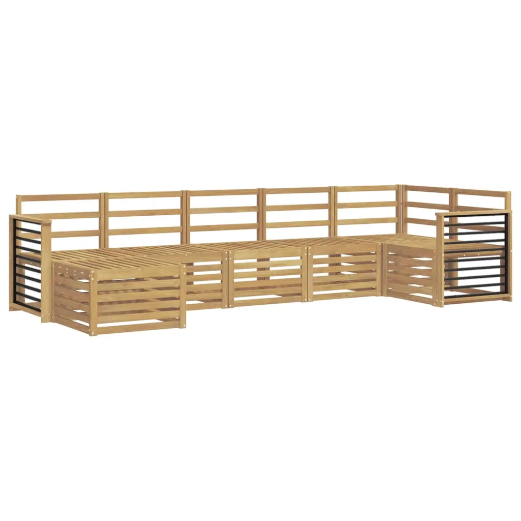 Set di divani da esterno 7 pcs Bianco 3392204