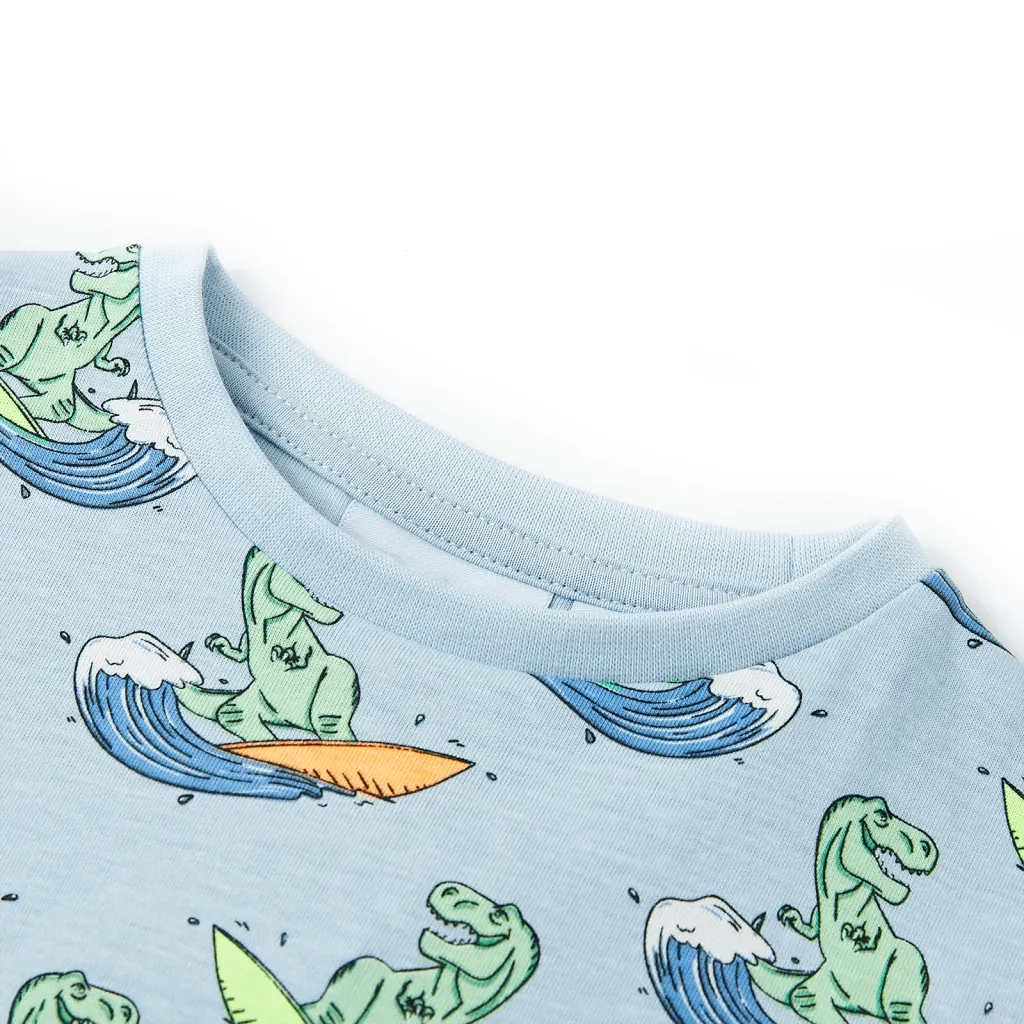 Pigiama da Bambino a Maniche Corte Azzurro 116 CFW1765040