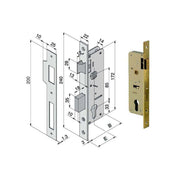 Serratura Inf.Legno 015.25.00.0 Welka
