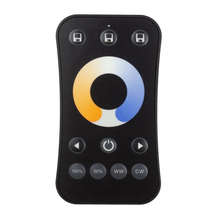 Telecomando RF touch CCT 1 zona nero Ecolight R7-1