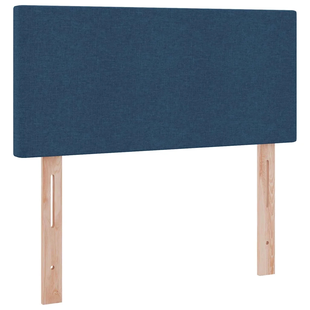 Letto con contenitore e LED con led Blu 90 x 200 cm Tessuto 3371060