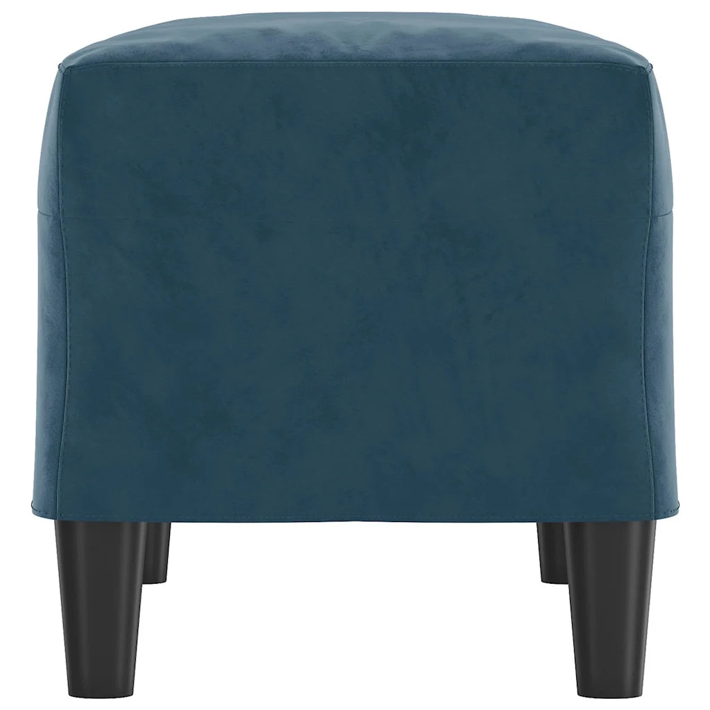 Panca Blu 70x35x41 cm in Velluto 349406