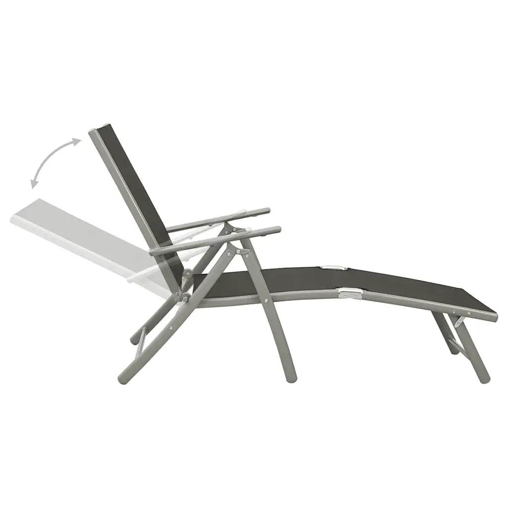 Set per Divani da Giardino 9 pz Nero e Argento 3070644