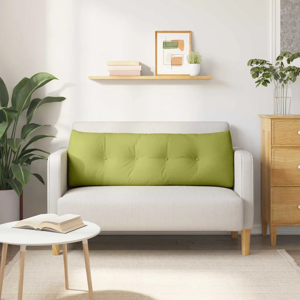 Cuscino per Schiena Verde chiaro 140 x 24 x 50 cm Tessuto 42014509