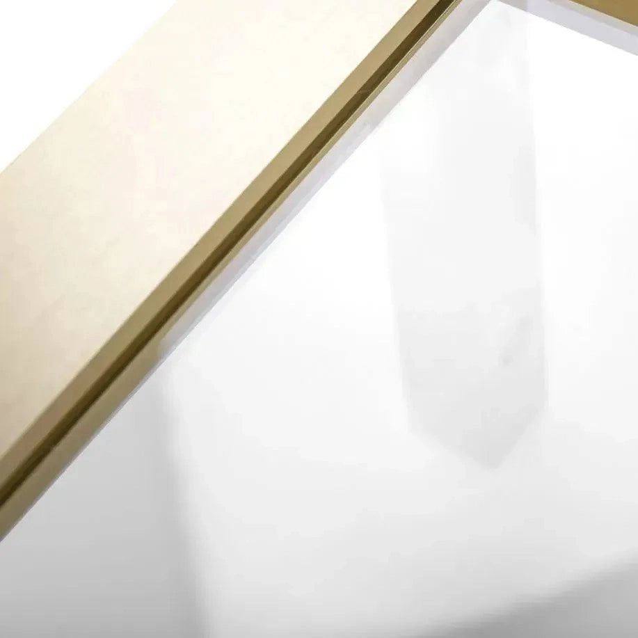 Cabina Doccia A Parete Rea Rapid Slide Brush Gold 140x80