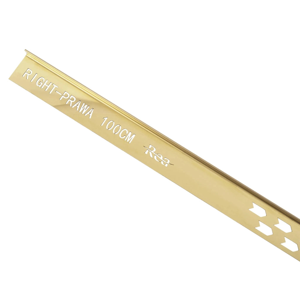 Profilo Doccia Pendenzato 100cm Gold sinistra