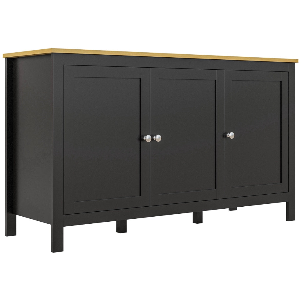 Mobile Ingresso con Ante ¨C Minimal ¨C Nero 120x40x70 cm