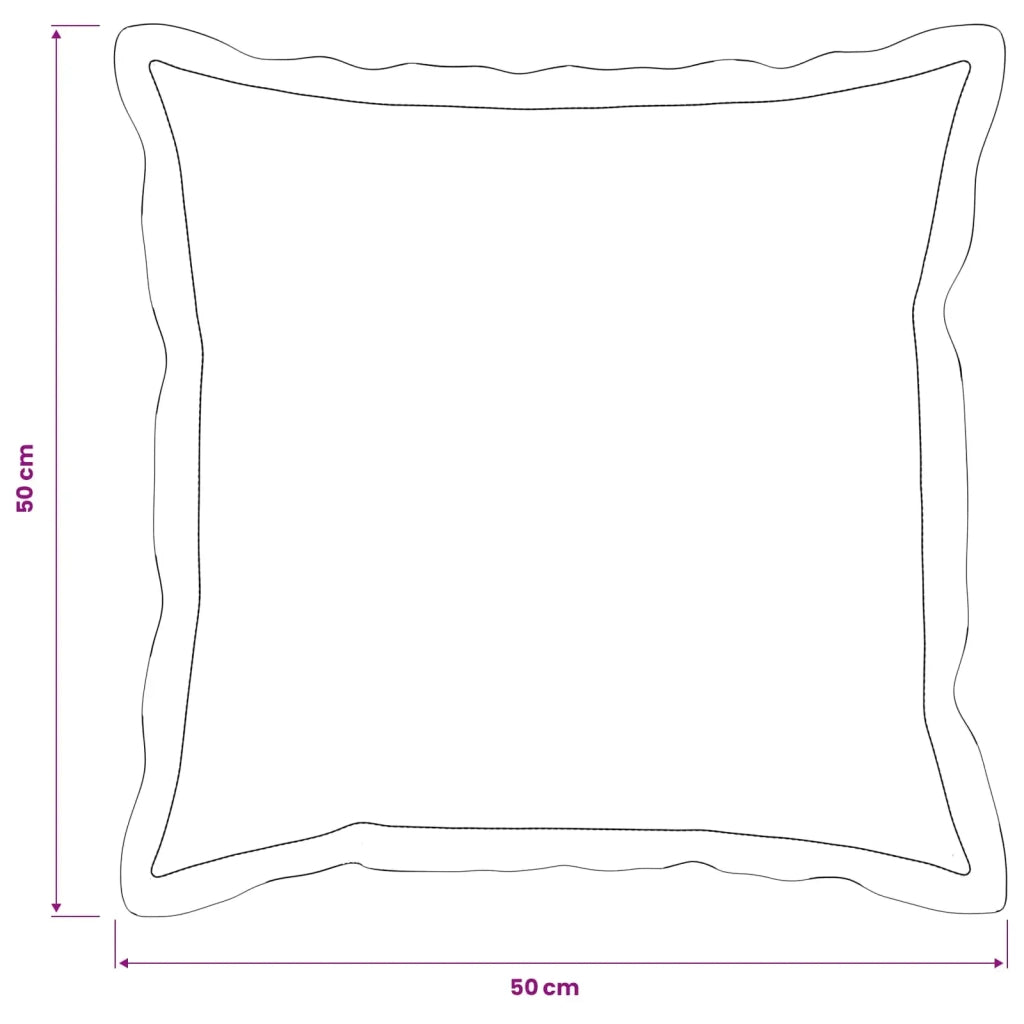 Federa 2 pcs HOUTEN Beige 50 x 50 cm Bouclé 919135