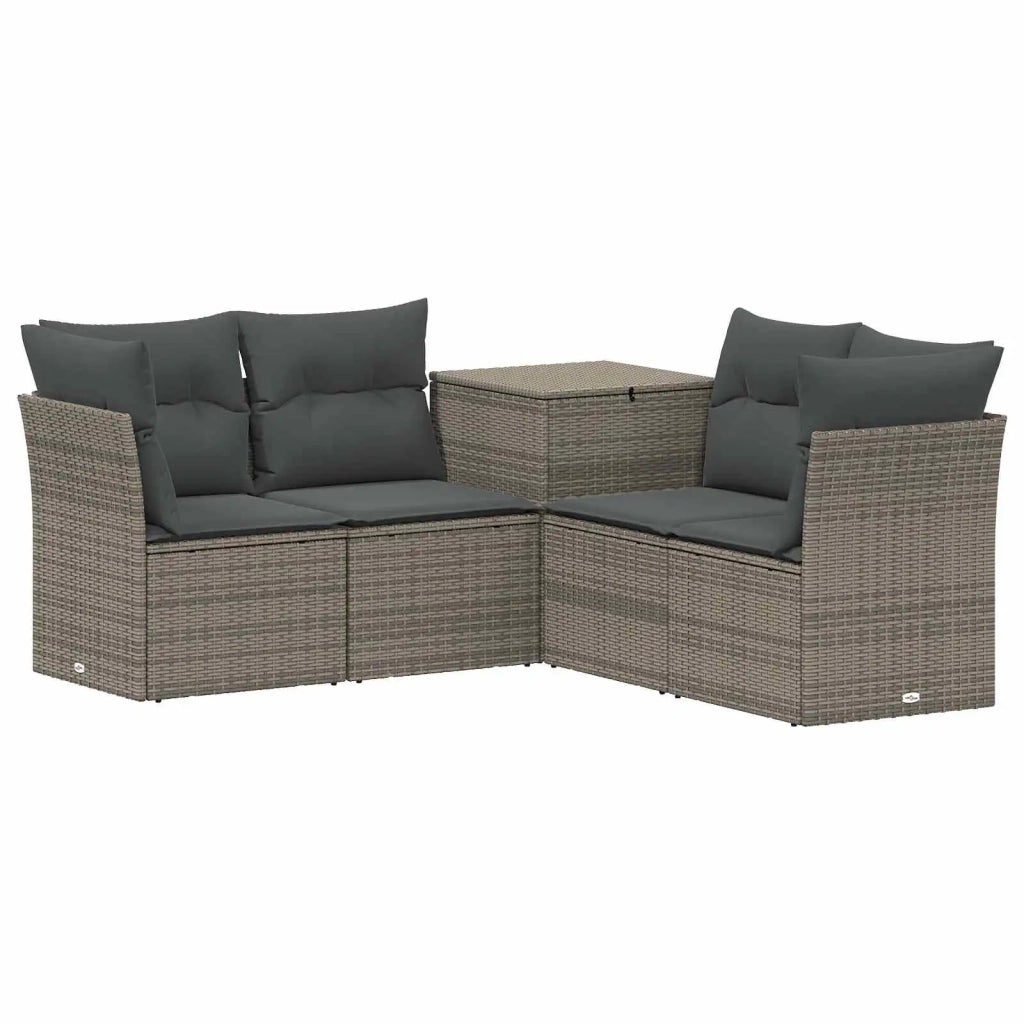 Set di divani 5 pz Grigio e Grigio Scuro 3447838