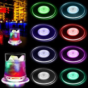 Ottimizzatori LED Luminosi - 8 Pezzi - Ø 10 cm - Ottimizzatori Ronde - Ottimizzatori in Vetro - Feste/Biglietti di Matrimonio - Ultradurabili e Sicuri - Ottimizzatori Luminosi