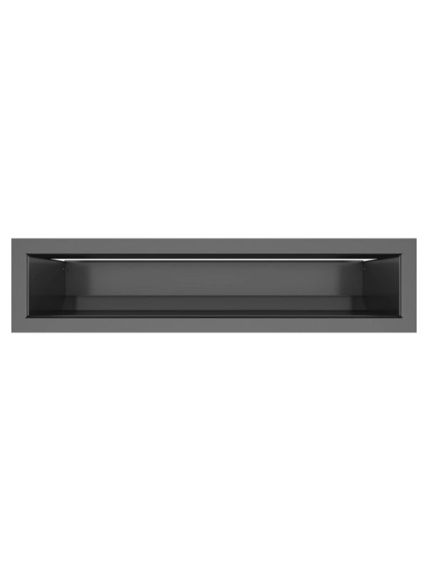 Griglia di ventilazione per camino Grafite - Loft 90x400