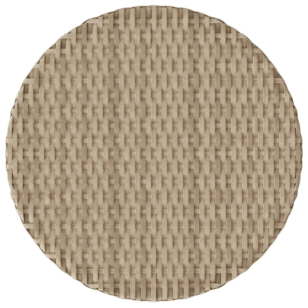 Set da Bistrò 3 pz con Cuscini Beige in Polyrattan 365228