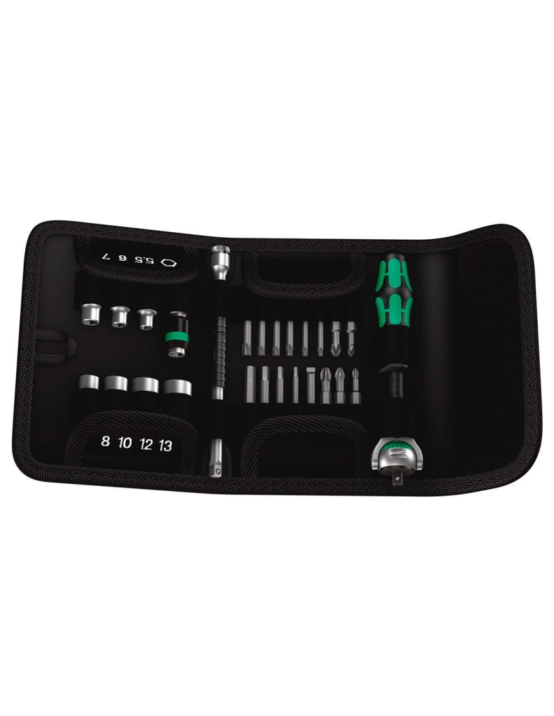 Set di bussole e inserti per avvitare 1/4" WERA KK Zyklop Speed (26 pezzi)