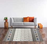 Tappeto Arredo Moderno Morbido in Ciniglia Ingresso Antiscivolo Prodotto Italiano  Soggiorno Camera Salotto Disegni Piazzati Cotone Varie Misure Grande Loom/Fango - 160x240 cm