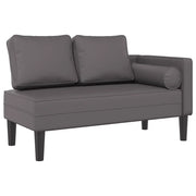Sdraio con Cuscini Grigio in Similpelle CFW2978805
