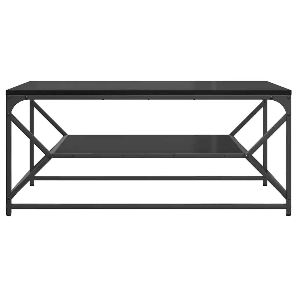 Tavolino da salotto Rovere Nero 90 x 50 x 40 cm 868231