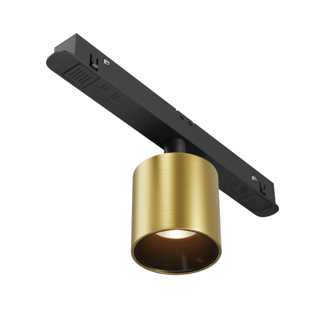 Lampada Binario Moderna Alluminio Ottone 1 Luce Led 6W 300K 520 Lm 50°