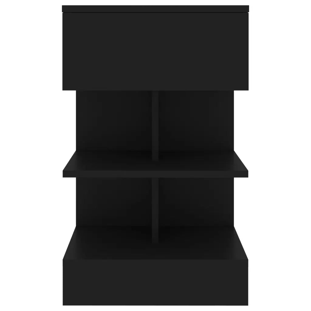 Comodini 2 pz Neri 40x35x65 cm 808651