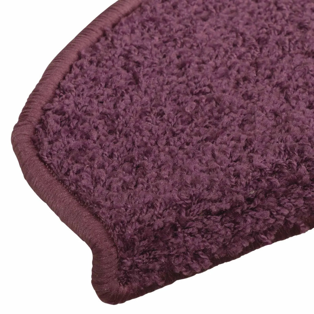Tappetini per scale autoadesivi 15 pz | Gradini per Scale Viola scuro