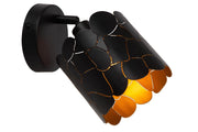 Applique da parete ALMELO 1xE14 nero oro Lucide
