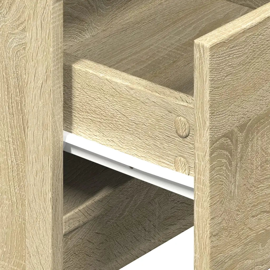 Comodini 2 pz con 2 Cassetti Rovere Sonoma 40x36x50 cm 858790