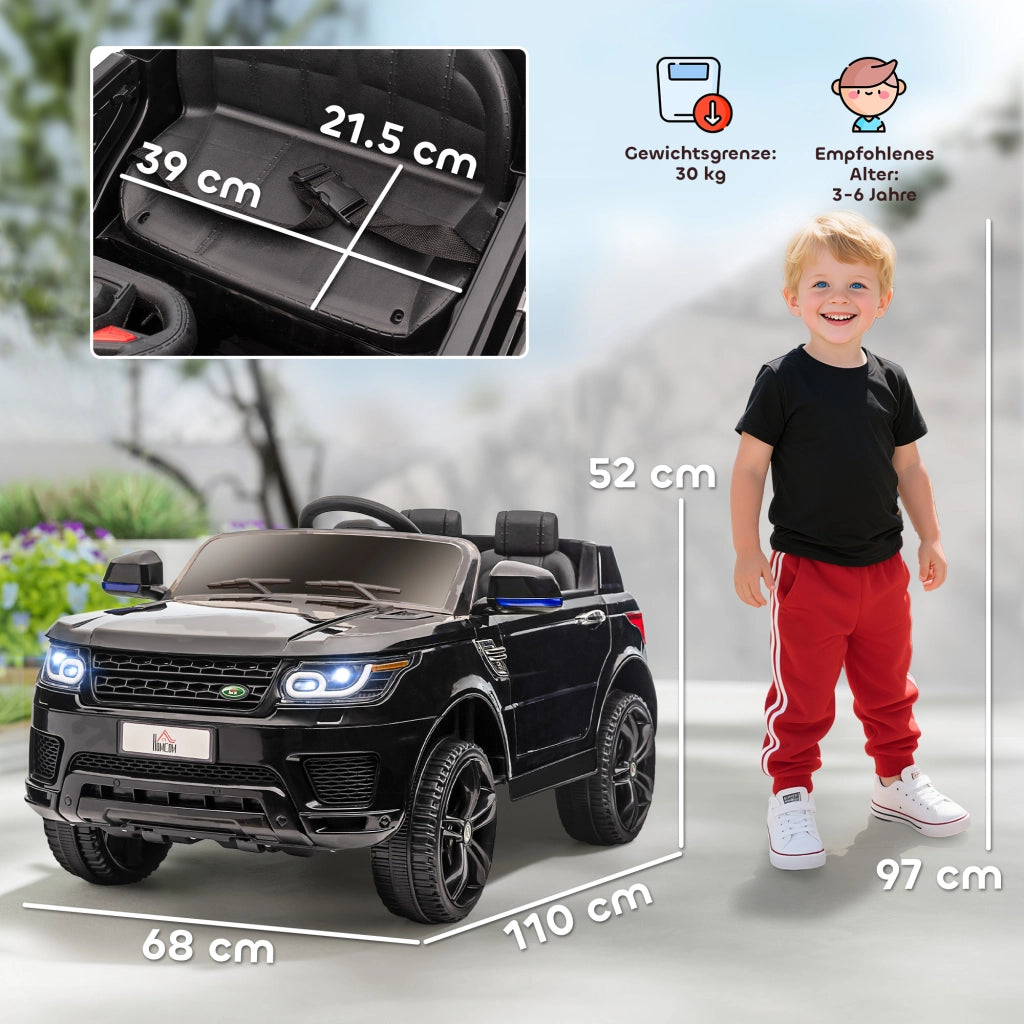 Auto elettrica per bambini SUV ¨C Minimal ¨C nero