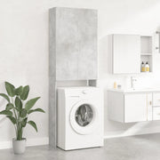 Mobile per Lavatrice Grigio Cemento 64x25,5x190 cm 808417