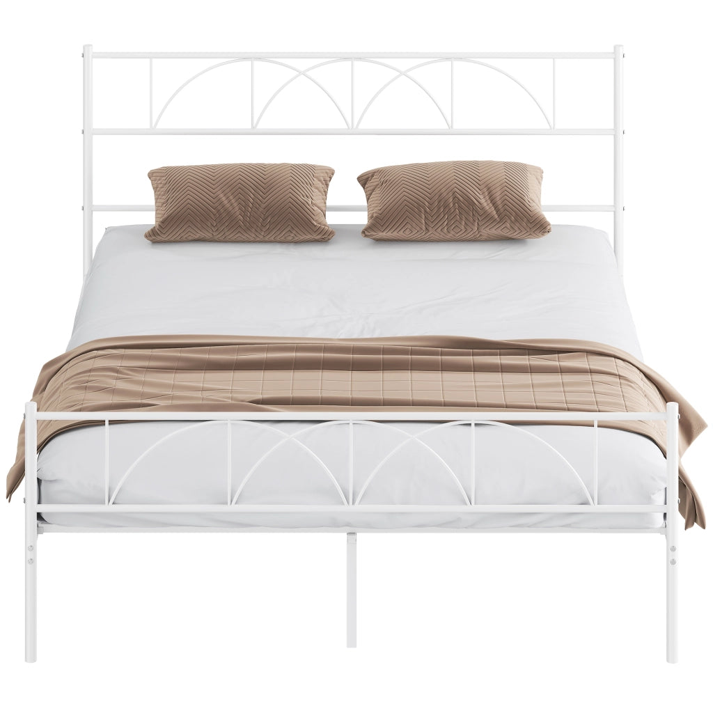 Letto contenitore con testiera in metallo ¨C Minimal ¨C Grigio 160x200 cm