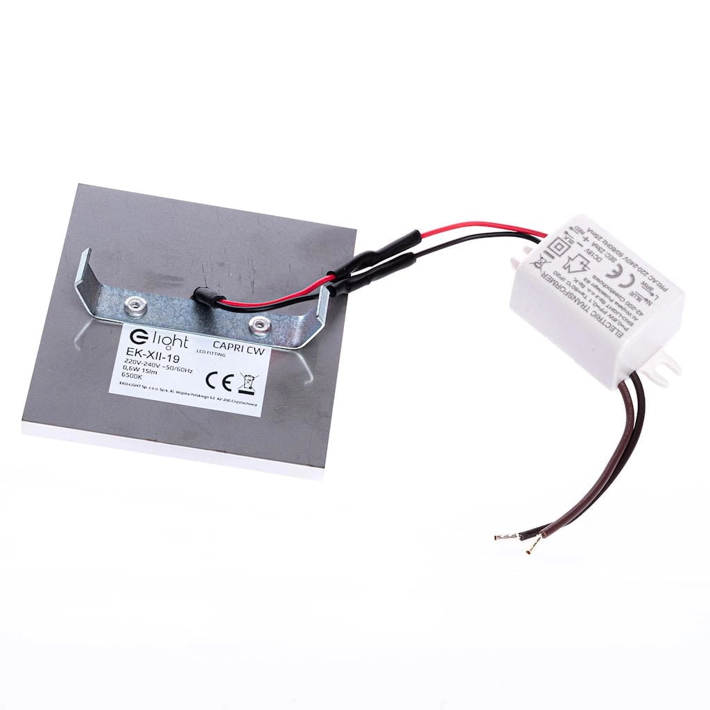 Luce scala LED incasso CAPRI Eko-Light 0,6W 3000K bianco