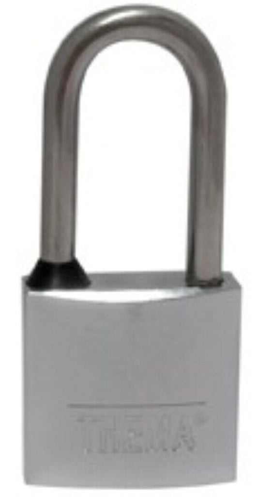 Lucchetto Ottone Cromo Arco Lungo Mm 40 - Sps