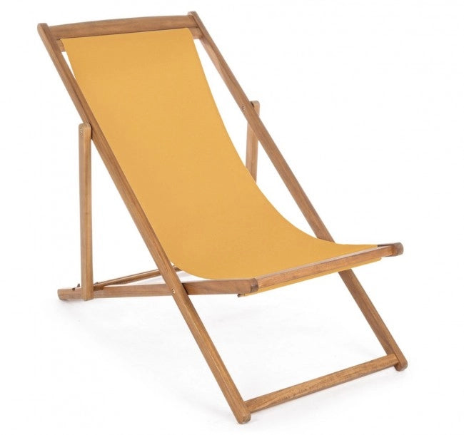 Set 4 Sdraio Legno Verde Chiaro da Giardino - SERENITY
