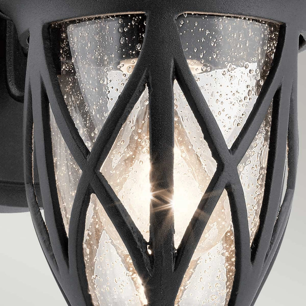 Applique esterna nera E27 60W Admirals Cove Kichler