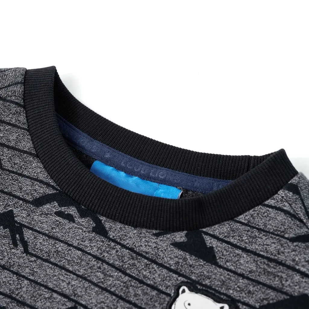 Felpa per Bambini Blu Marino M¨¦lange 128