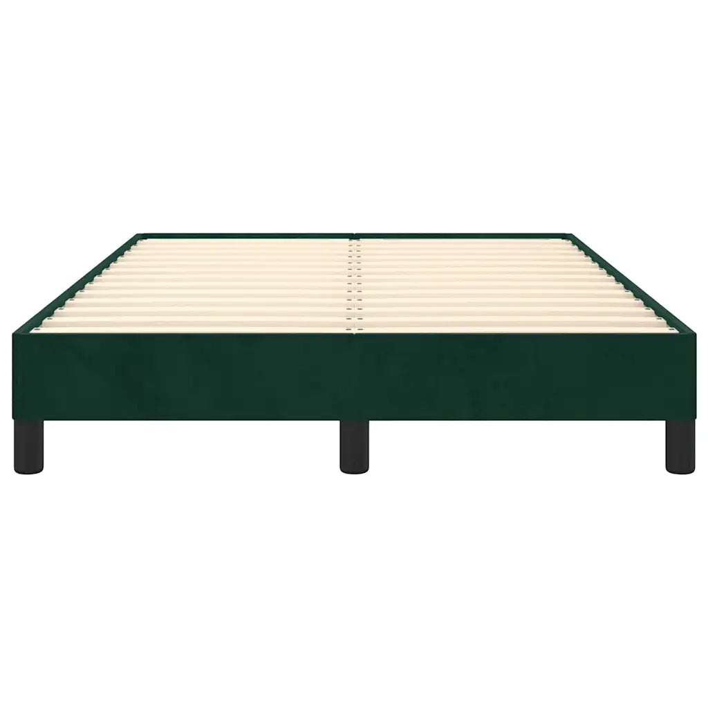 Giroletto senza Materasso Verde Scuro 120x190 cm Velluto 3269628
