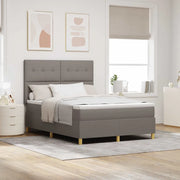Letto a Sorgente LED con materasso Talpa 160 x 200 cm Tessuto