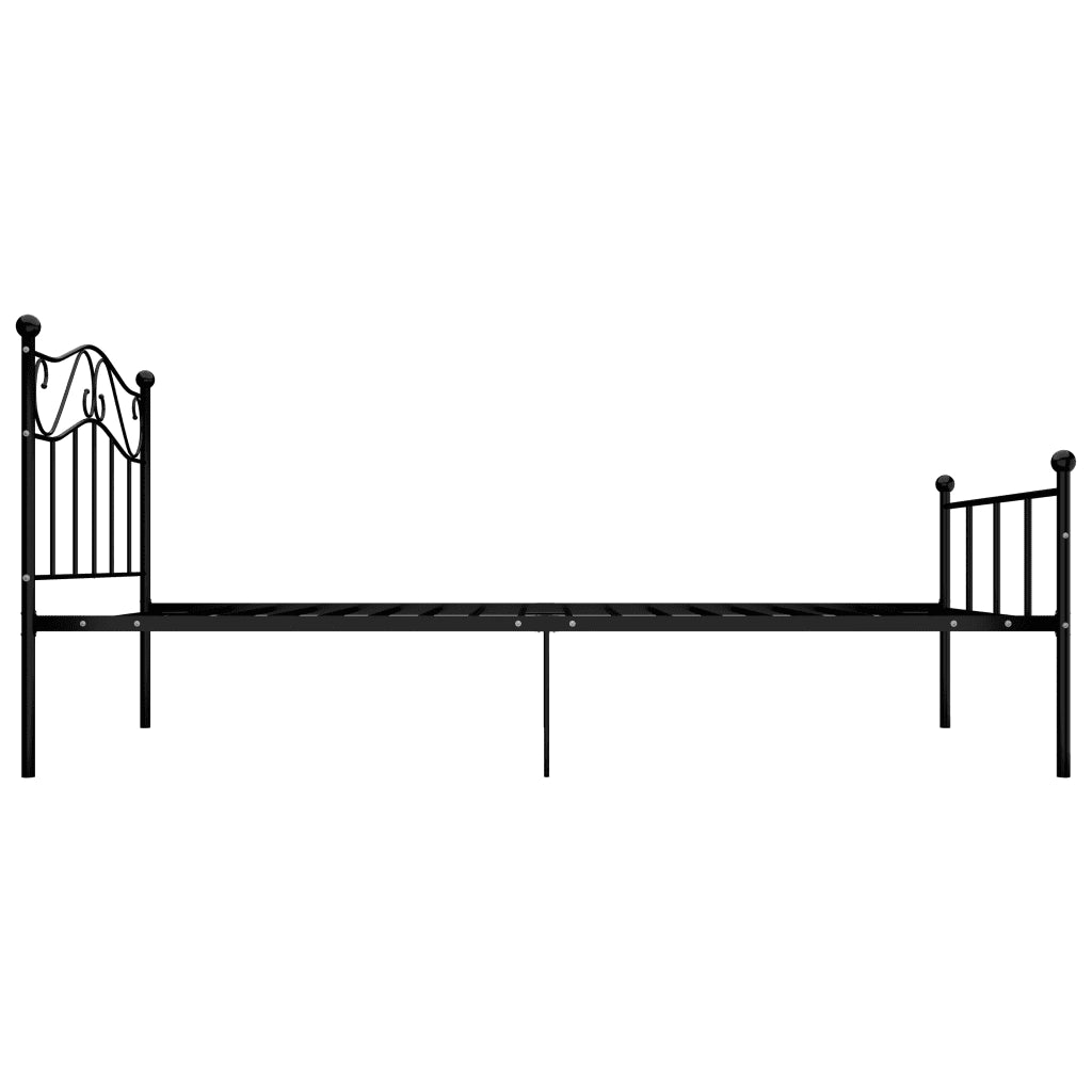 Giroletto Nero in Metallo 100x200 cm 284524