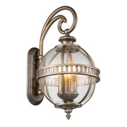 Applique esterna Halleron Kichler bronzo E14 IP44 3x40W