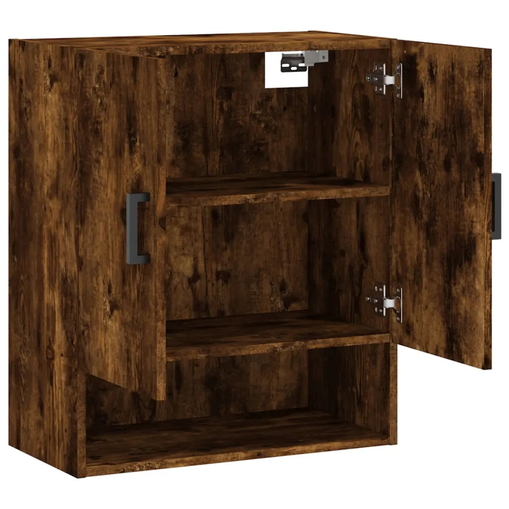 Armadietto a Muro Rovere Fumo 60x31x70 cm in Legno Multistrato 829913
