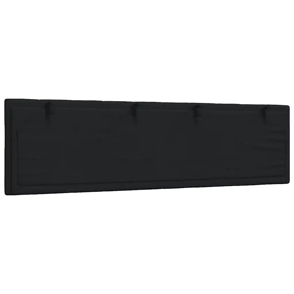 Cuscino Testiera Hanko Nero 180 cm in Tessuto 4019179