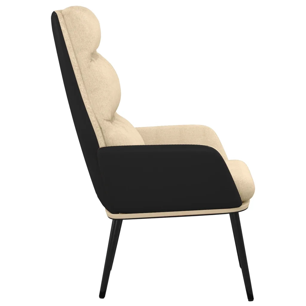 Sedia Relax Crema in Tessuto 341121