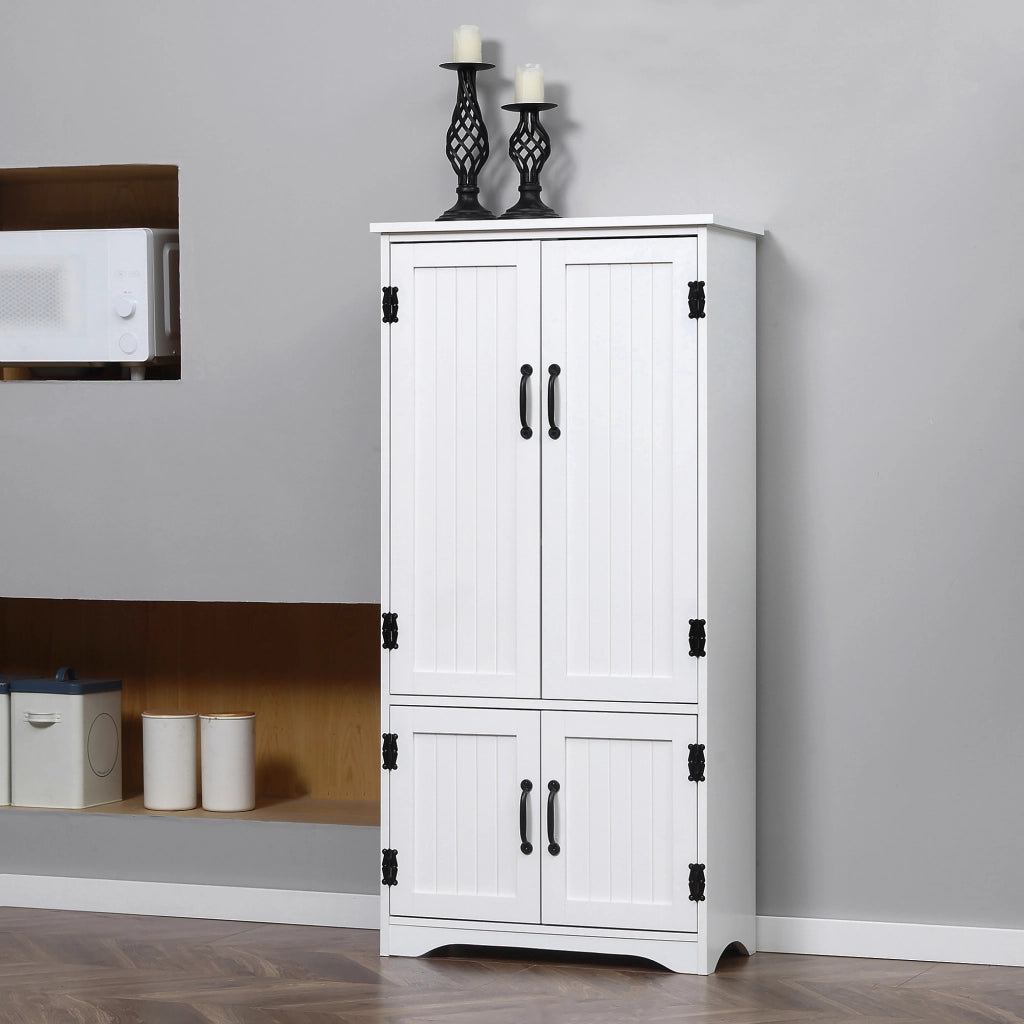 Armadio da cucina ¨C zephmum ¨C bianco 2 ante 3 ripiani