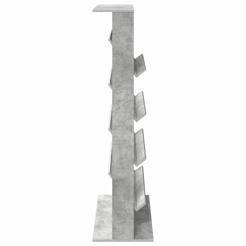 Scaffale per riviste Grigio cemento 70 x 41 x 156 cm CFW9434359