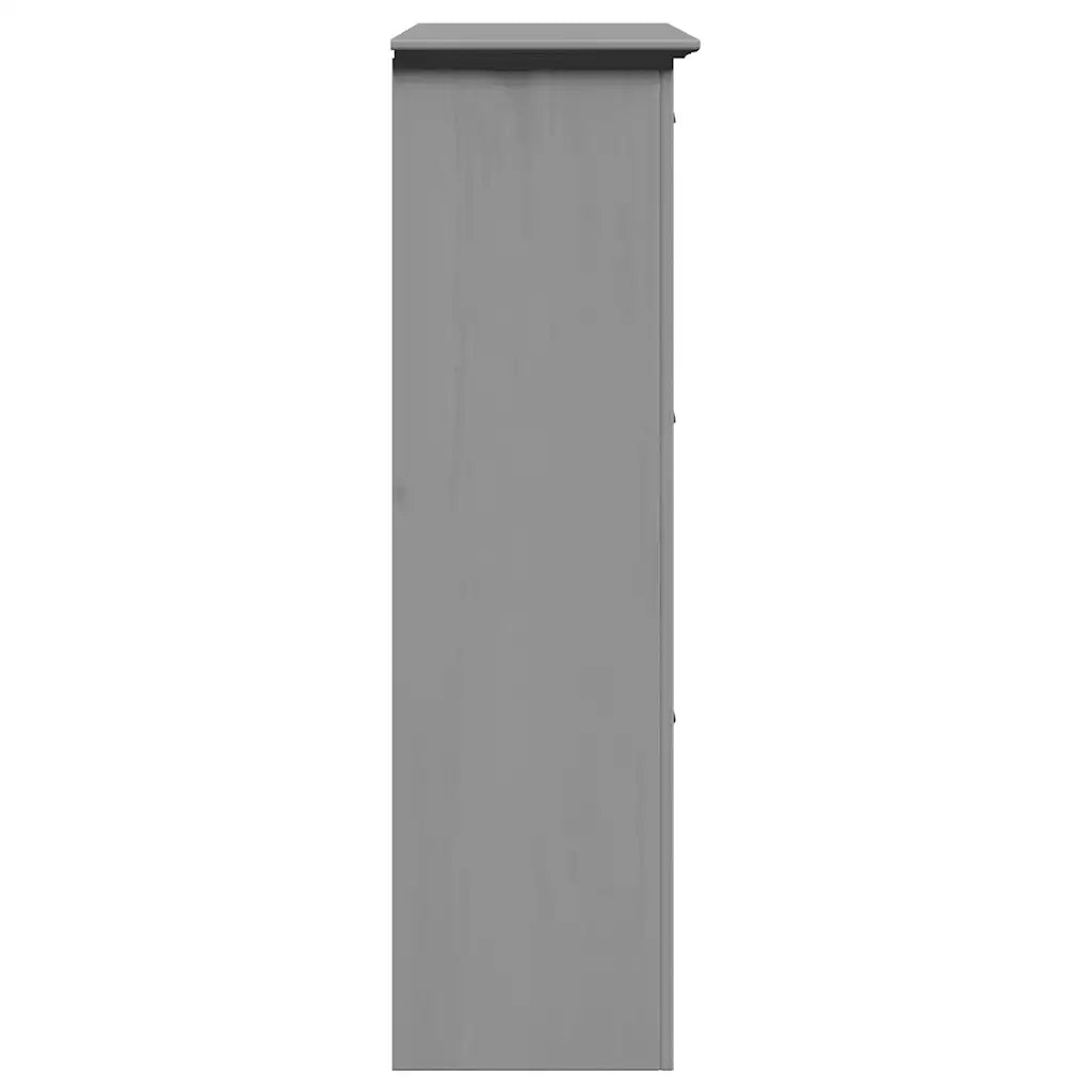 Scarpiera BODO Grigia 80x35x118 cm 4016883