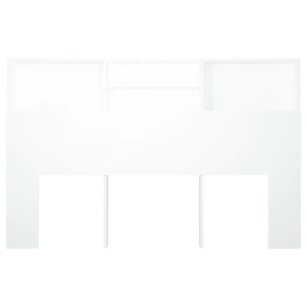 Testiera | Testata con Contenitore Bianco 160x19x103,5 cm