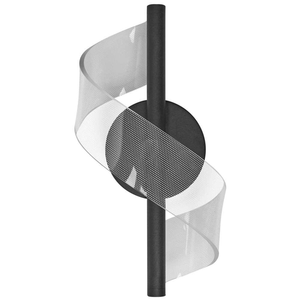 Lampadario in metallo ferro nero e paralume in vetro stile moderno glamour soggiorno