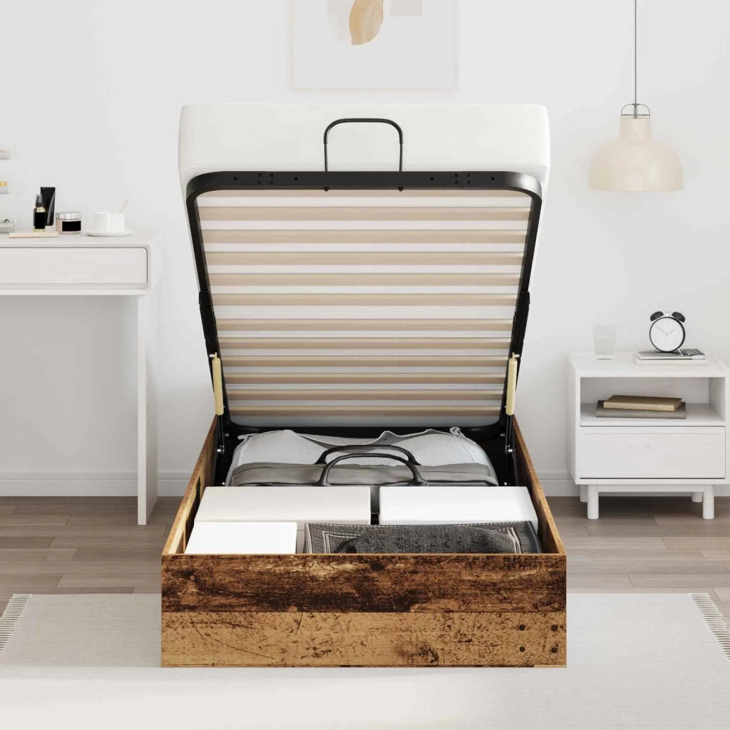 Letto ottomano Legno vecchio 193 x 120 x 25 cm Truciolare