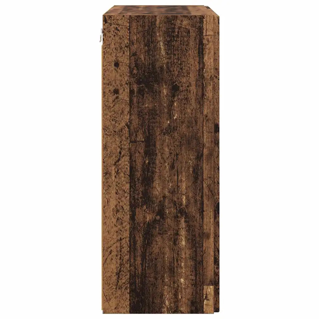 Mobile TV da parete Legno vecchio 59,5 x 31 x 80 cm 892367