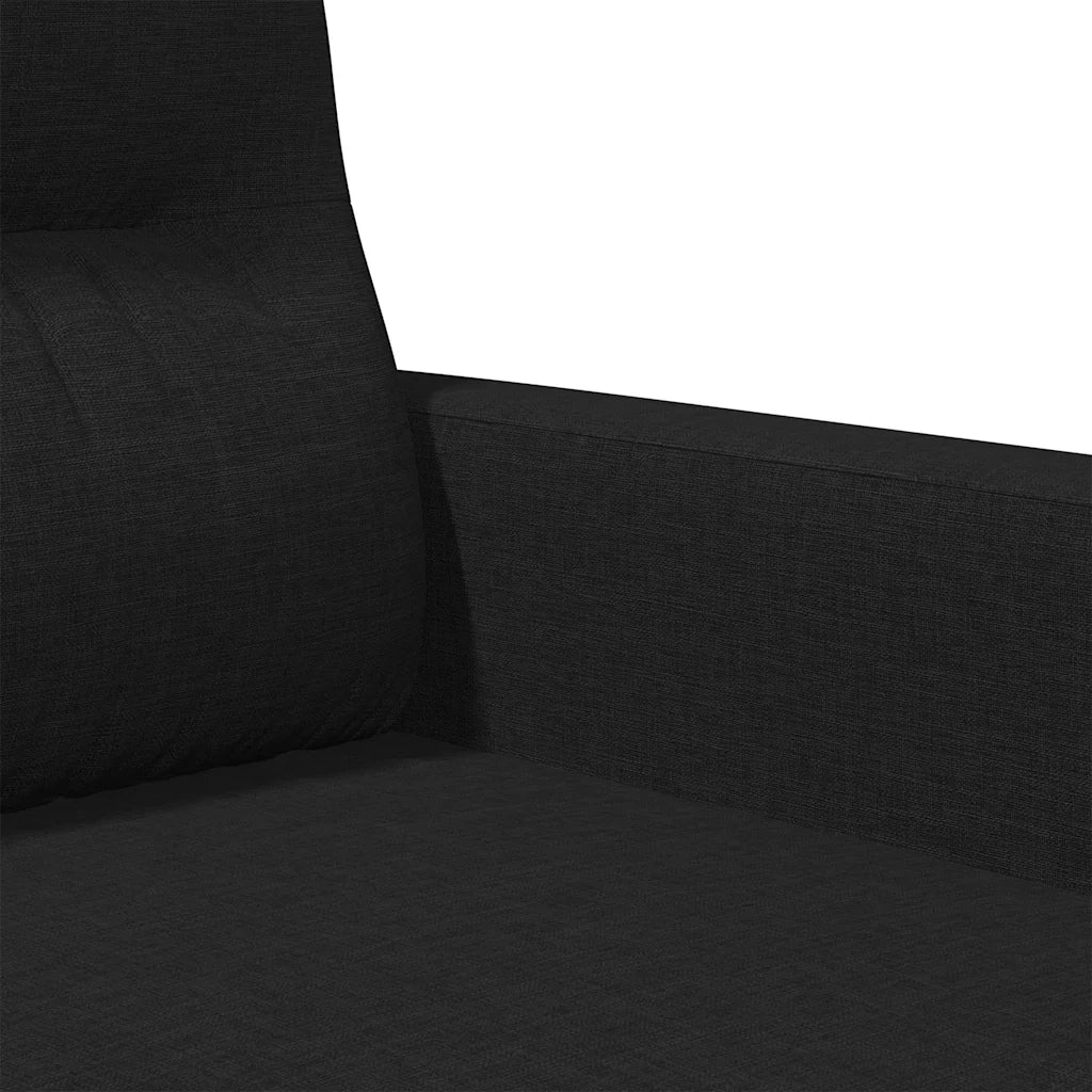 Poltrona | Sedia Relax Nera 60 cm in Tessuto